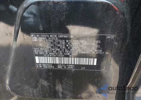 2010 Scion Xb from USA, damaged, VIN JTLZE4FE8A1105825